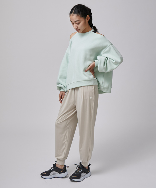 XEXYMIX(ゼクシィミックス)の「【XEXYMIX】リラックスフェザー ジョガーフィット ハーレムパンツ XA5379G(その他パンツ・レディース・ベージュ/ブラック・M/L)」の22枚目の写真