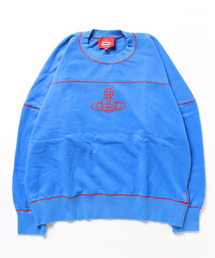 VivienneWestwood☆ スプレーダイ裏毛 スクエアツイストトップ Vivienne Westwood（ヴィヴィアンウエストウッド）の「ｺｯﾄﾝ裏毛