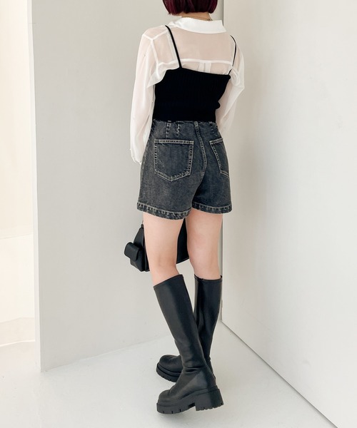 Heather（ヘザー）の「Denim Short Pants　994795（デニムパンツ・レディース・ブルー/ブラック/ブルー系・S/M）」の21枚目の写真