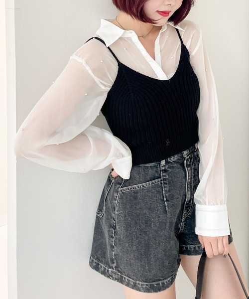 Heather（ヘザー）の「Denim Short Pants　994795（デニムパンツ・レディース・ブルー/ブラック/ブルー系・S/M）」の16枚目の写真