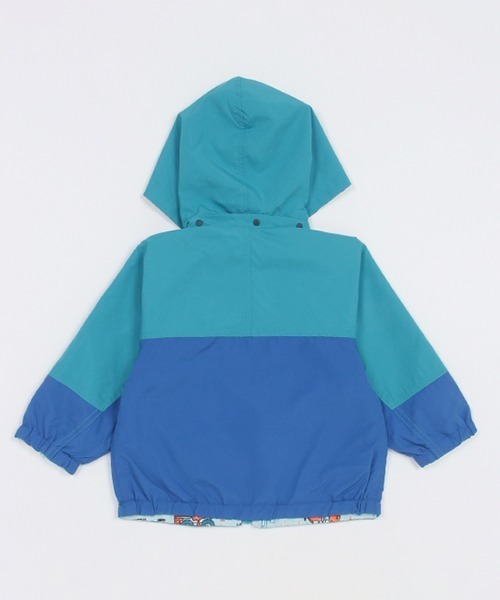 kladskap（クレードスコープ）の「乗り物リバーシブルウィンドブレーカー（マウンテンパーカー・キッズ・ベージュ/ブルー・90cm/120cm/130cm/110cm）」の4枚目の写真