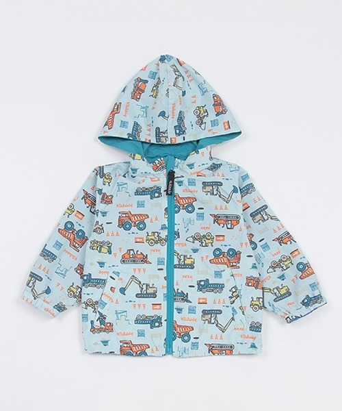 kladskap（クレードスコープ）の「乗り物リバーシブルウィンドブレーカー（マウンテンパーカー・キッズ・ベージュ/ブルー・90cm/120cm/130cm/110cm）」の6枚目の写真