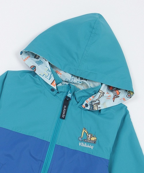 kladskap（クレードスコープ）の「乗り物リバーシブルウィンドブレーカー（マウンテンパーカー・キッズ・ベージュ/ブルー・90cm/120cm/130cm/110cm）」の8枚目の写真