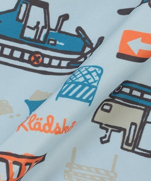 kladskap（クレードスコープ）の「乗り物リバーシブルウィンドブレーカー（マウンテンパーカー・キッズ・ベージュ/ブルー・90cm/120cm/130cm/110cm）」の14枚目の写真