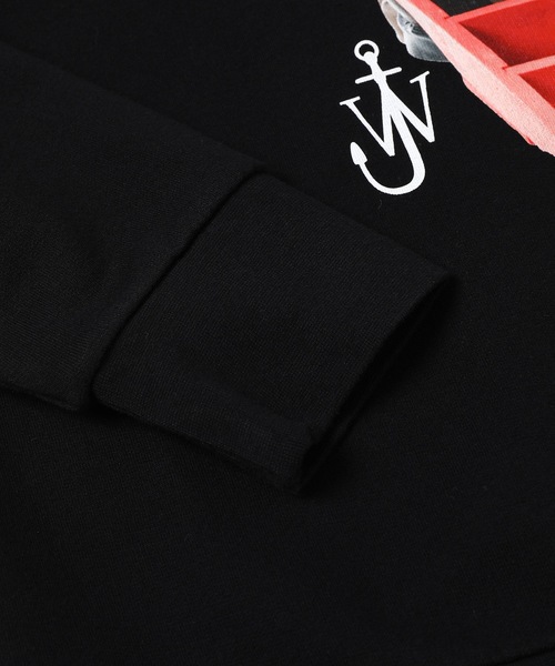 JW Anderson（ジェイダブリューアンダーソン）の「スウェットシャツ（パーカー・メンズ・ブラック・L/M）」の4枚目の写真