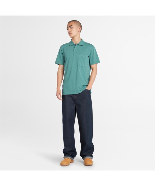 【セール】メンズ 半袖 ティンバーチル インド アンチUV ポロシャツ（ポロシャツ）｜Timberland（ティンバーランド）