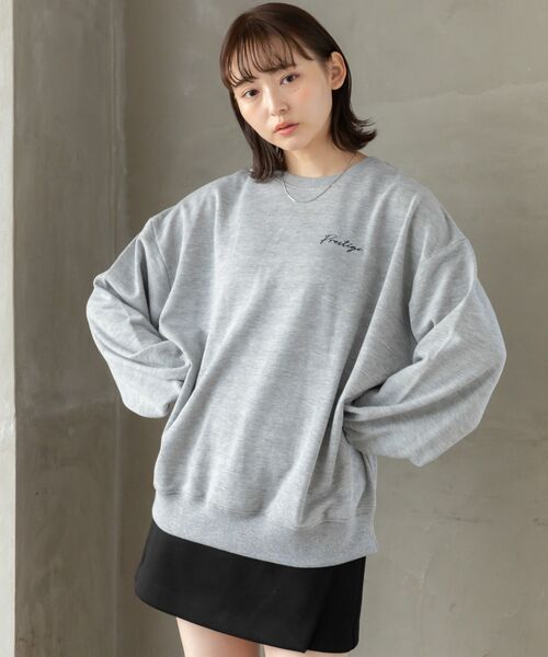 RETRO GIRL(レトロガール)の「バックフォトトレーナー(スウェット・レディース・ブラック/ダークグレー/ホワイト系その他・FREE)」の21枚目の写真