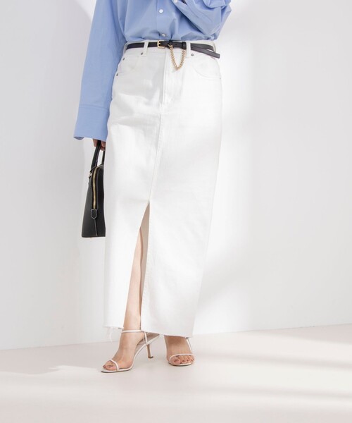 L'Appartement Lisiere White Denim スカート L'Appartement Lisiere White Denim スカート - メルカリ