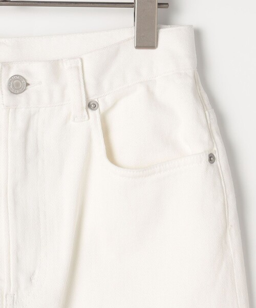 Rie Miller(リエミラー)の「スリットロングデニムスカート(デニムスカート・レディース・ブルー系その他7/オフホワイト・L/S/M)」の9枚目の写真