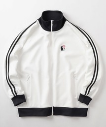 make a ray! | ハート＆黒ネコ モチーフロゴ ワンポイント刺繍 サイドライン トラックジャケット/ジャージ/2024SS/別注 Track Jacket(ジャージ)