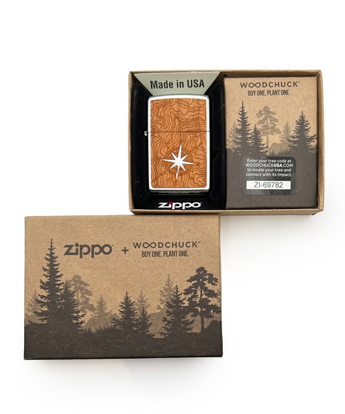 Zippo（ジッポー）の「ZIPPO ジッポ 49055 WOODCHUCK COMPASS（アッシュトレイ/ライター）」 WEAR
