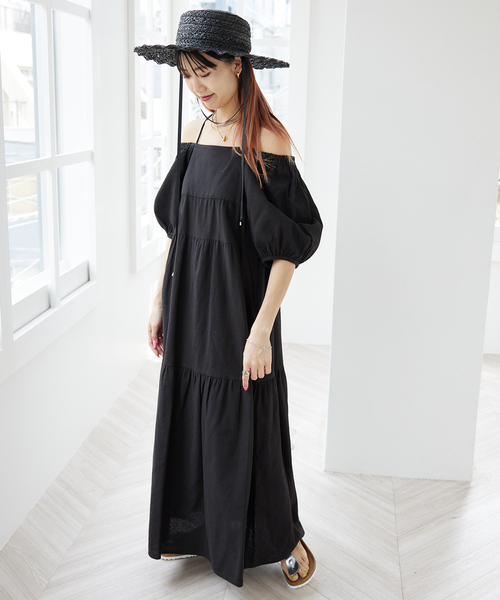 JOINT WORKS(ジョイントワークス)の「アムンゼン2WAYスリーブ ワンピース(ワンピース・レディース・ホワイト/グレー/ブラック・SMALL/MEDIUM)」の4枚目の写真