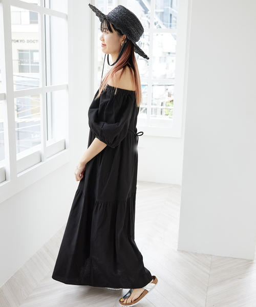JOINT WORKS(ジョイントワークス)の「アムンゼン2WAYスリーブ ワンピース(ワンピース・レディース・ホワイト/グレー/ブラック・SMALL/MEDIUM)」の5枚目の写真