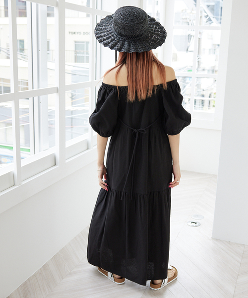 JOINT WORKS(ジョイントワークス)の「アムンゼン2WAYスリーブ ワンピース(ワンピース・レディース・ホワイト/グレー/ブラック・SMALL/MEDIUM)」の6枚目の写真