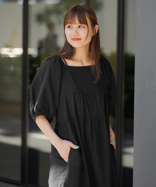 JOINT WORKS(ジョイントワークス)の「アムンゼン2WAYスリーブ ワンピース(ワンピース・レディース・ホワイト/グレー/ブラック・SMALL/MEDIUM)」の8枚目の写真