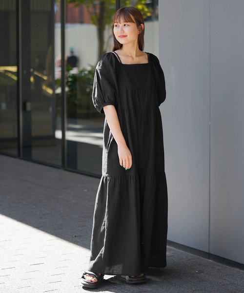 JOINT WORKS(ジョイントワークス)の「アムンゼン2WAYスリーブ ワンピース(ワンピース・レディース・ホワイト/グレー/ブラック・SMALL/MEDIUM)」の10枚目の写真