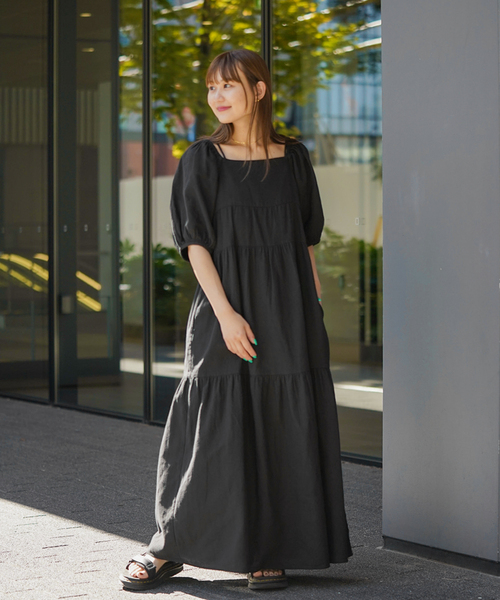 JOINT WORKS(ジョイントワークス)の「アムンゼン2WAYスリーブ ワンピース(ワンピース・レディース・ホワイト/グレー/ブラック・SMALL/MEDIUM)」の11枚目の写真