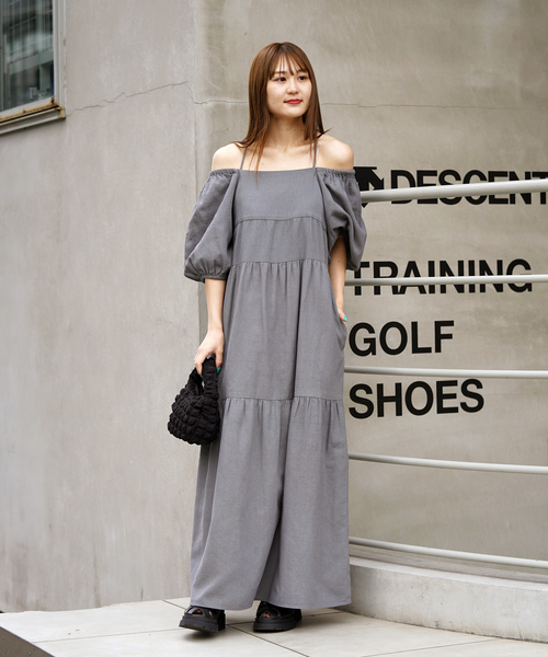 JOINT WORKS(ジョイントワークス)の「アムンゼン2WAYスリーブ ワンピース(ワンピース・レディース・ホワイト/グレー/ブラック・SMALL/MEDIUM)」の13枚目の写真