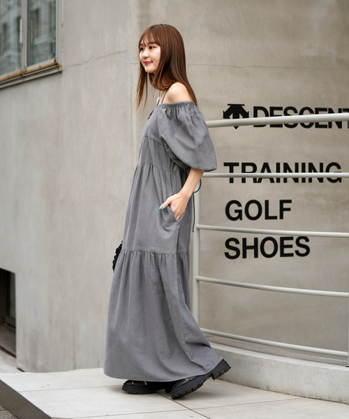 JOINT WORKS(ジョイントワークス)の「アムンゼン2WAYスリーブ ワンピース(ワンピース・レディース・ホワイト/グレー/ブラック・SMALL/MEDIUM)」の14枚目の写真
