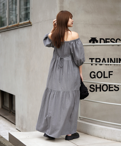 JOINT WORKS(ジョイントワークス)の「アムンゼン2WAYスリーブ ワンピース(ワンピース・レディース・ホワイト/グレー/ブラック・SMALL/MEDIUM)」の15枚目の写真