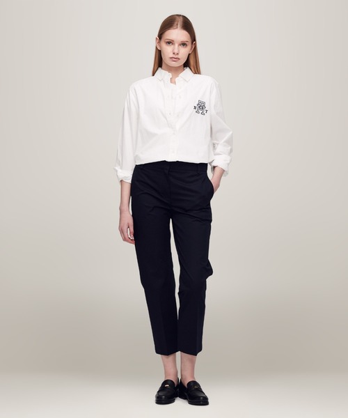 TOMMY HILFIGER(トミーヒルフィガー)の「【FUDGE掲載】【CLASSY掲載】【Oggi掲載】【ESSENTIALS】スリムストレートチノパンツ(チノパンツ・レディース・ベージュ/ネイビー/グリーン/ホワイト/ベージュ系/ネイビー系・32inch/34inch/36inch)」の10枚目の写真