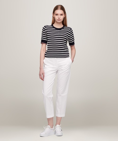 TOMMY HILFIGER(トミーヒルフィガー)の「【FUDGE掲載】【CLASSY掲載】【Oggi掲載】【ESSENTIALS】スリムストレートチノパンツ(チノパンツ・レディース・ベージュ/ネイビー/グリーン/ホワイト/ベージュ系/ネイビー系・32inch/34inch/36inch)」の19枚目の写真