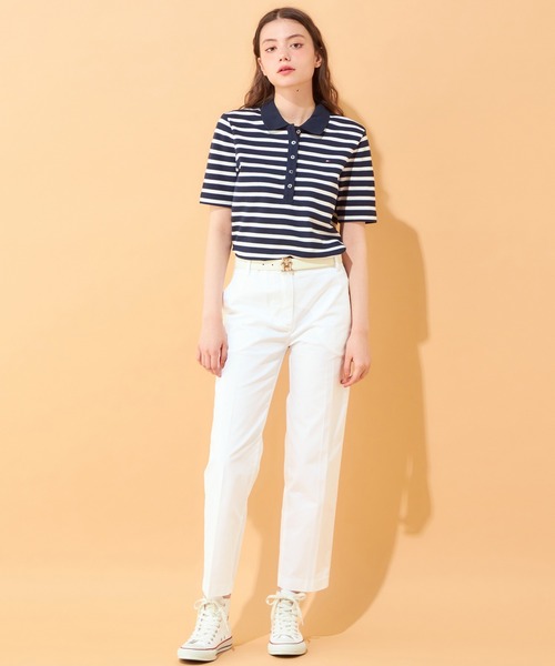 TOMMY HILFIGER(トミーヒルフィガー)の「【FUDGE掲載】【CLASSY掲載】【Oggi掲載】【ESSENTIALS】スリムストレートチノパンツ(チノパンツ・レディース・ベージュ/ネイビー/グリーン/ホワイト/ベージュ系/ネイビー系・32inch/34inch/36inch)」の20枚目の写真