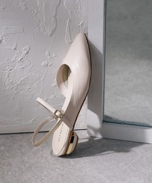 HIMIKO | 【HIMIKO】【撥水】ローヒールバックストラップパンプス/641212(パンプス)