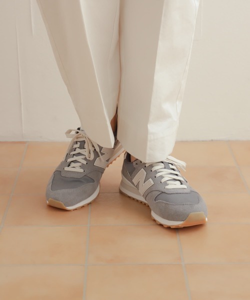 NEW BALANCE（ニューバランス）の「NEW BALANCE　WL996（スニーカー・レディース・ライトベージュ/ライトグレー・24/24.5/23.5）」の3枚目の写真