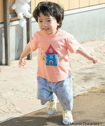 【MOOMIN】総柄6分丈レギパン