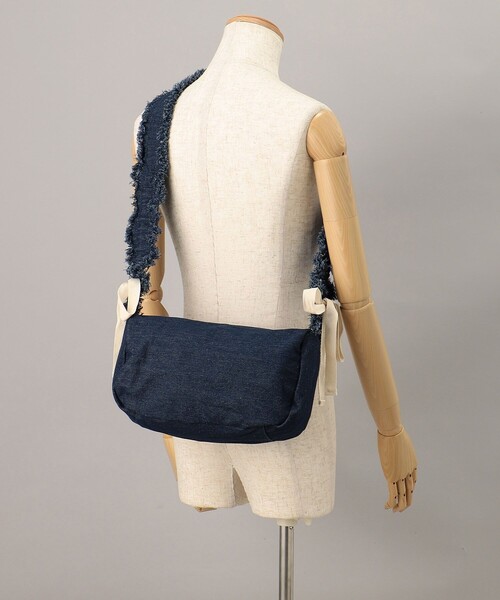 FREAK'S STORE（フリークスストア）の「デニム フリルギャザーリボン バッグ（ハンドバッグ・レディース・ブラック/ネイビー/ナチュラル・ONE SIZE）」の20枚目の写真