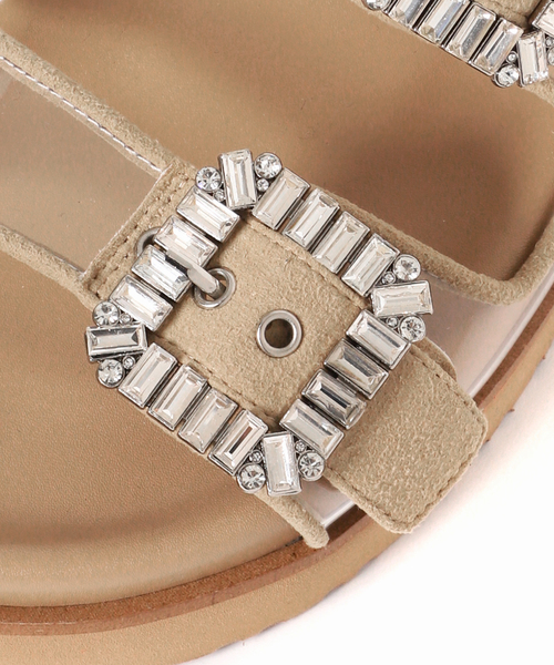 LE TALON（ルタロン）の「ビジューバックルクリアベルトサンダル（サンダル・レディース・ベージュ・X-LARGE/SMALL/MEDIUM/LARGE）」の16枚目の写真