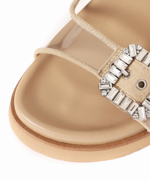 LE TALON（ルタロン）の「ビジューバックルクリアベルトサンダル（サンダル・レディース・ベージュ・X-LARGE/SMALL/MEDIUM/LARGE）」の20枚目の写真