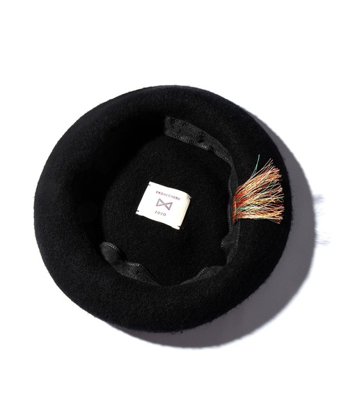 .ENDRECHERI.（エンドリケリー）の「ベレー帽（ハンチング/ベレー帽・メンズ・ブラック・FREE）」の4枚目の写真