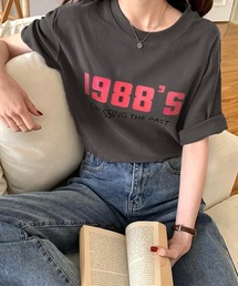 ロゴプリント tシャツ 半袖クルーネック