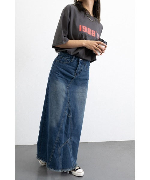 Miniministore(ミニミニストア)の「ロゴプリント tシャツ 半袖クルーネック(Tシャツ/カットソー・レディース・ダークグレー/ホワイト/ライトグレー・2XL/XL/L)」の14枚目の写真