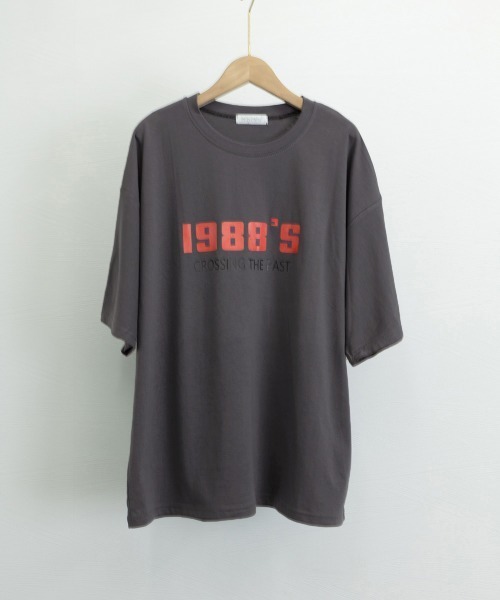 Miniministore(ミニミニストア)の「ロゴプリント tシャツ 半袖クルーネック(Tシャツ/カットソー・レディース・ダークグレー/ホワイト/ライトグレー・2XL/XL/L)」の17枚目の写真