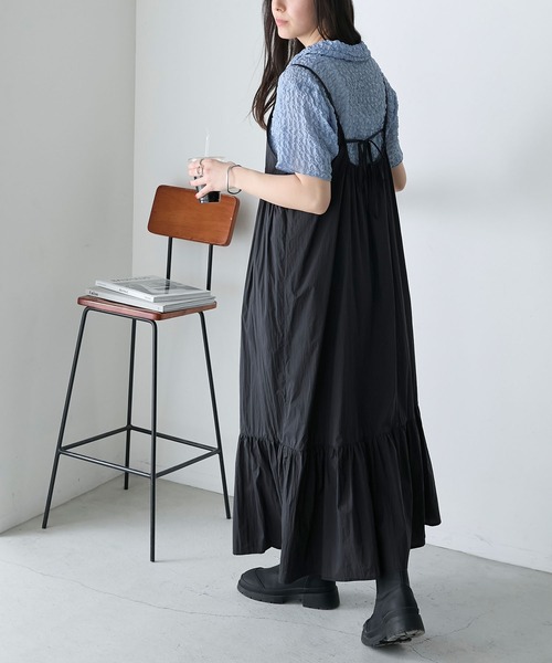 forksy.（フォルクシー）の「【forksy.】シアーコルセットキャミソールワンピース（ワンピース・レディース・ライトブルー/ブラック/オフホワイト・FREE）」の21枚目の写真