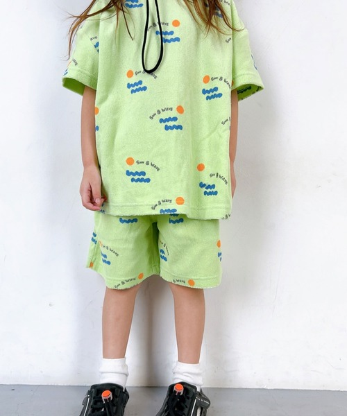 KiCCOLY（キッコリー）の「ｿｳｶﾞﾗ4分ﾊﾟﾝﾂ（その他パンツ・キッズ・グリーン/ブルー/グレー・150cm/130cm/140cm/110cm/100cm/120cm）」の2枚目の写真