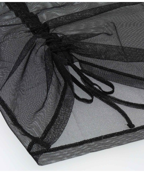 LATINA（ラティーナ）の「ラメチュール シアー シースルー シャーリング ハイネック 長袖（Tシャツ/カットソー・レディース・ブラック・FREE）」の20枚目の写真