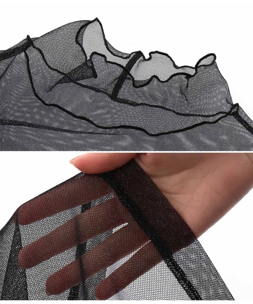 LATINA（ラティーナ）の「ラメチュール シアー シースルー シャーリング ハイネック 長袖（Tシャツ/カットソー・レディース・ブラック・FREE）」の19枚目の写真