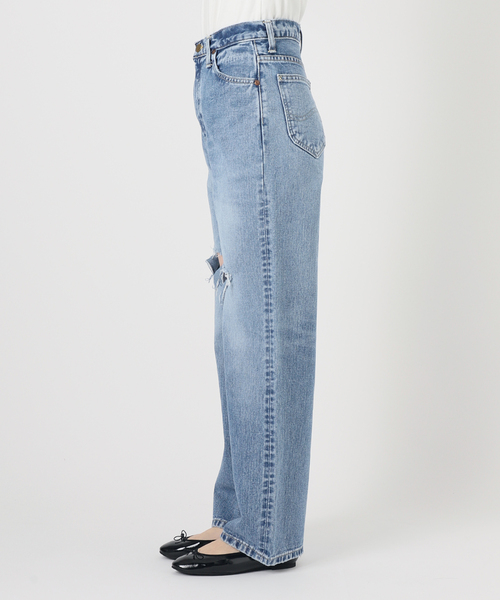 SLOBE IENA(スローブイエナ)の「【LEE/リー】ストレートダメージデニムパンツ(デニムパンツ・レディース・ブルー・36/38)」の11枚目の写真