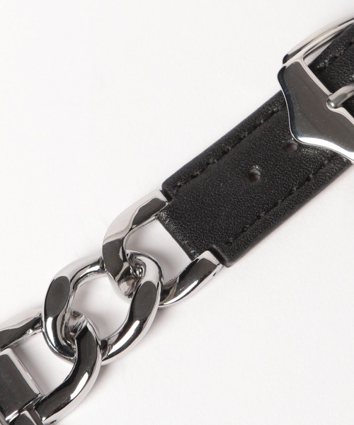 Me%（ミィパーセント）の「AppleWatchチェーンコンビバンド 111882（デジタル腕時計・レディース・ブラウン/アイボリー/ブラック・FREE）」の17枚目の写真