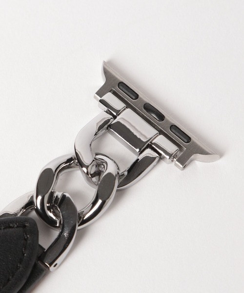 Me%（ミィパーセント）の「AppleWatchチェーンコンビバンド 111882（デジタル腕時計・レディース・ブラウン/アイボリー/ブラック・FREE）」の18枚目の写真