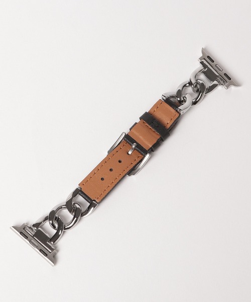 Me%（ミィパーセント）の「AppleWatchチェーンコンビバンド 111882（デジタル腕時計・レディース・ブラウン/アイボリー/ブラック・FREE）」の15枚目の写真