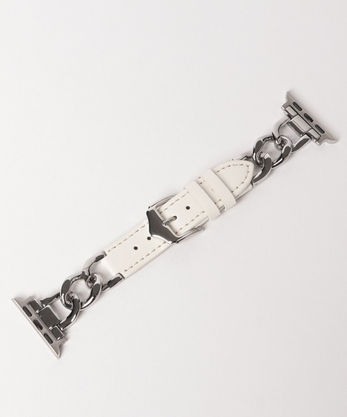 Me%（ミィパーセント）の「AppleWatchチェーンコンビバンド 111882（デジタル腕時計・レディース・ブラウン/アイボリー/ブラック・FREE）」の12枚目の写真