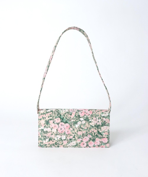 TSURU by Mariko Oikawa（ツルバイマリコオイカワ）の「TSURU by Mariko Oikawa / Pensee(プリントデザインミニバッグ)（ショルダーバッグ・レディース・マルチ/ベージュ/ピンク・FREE）」の5枚目の写真