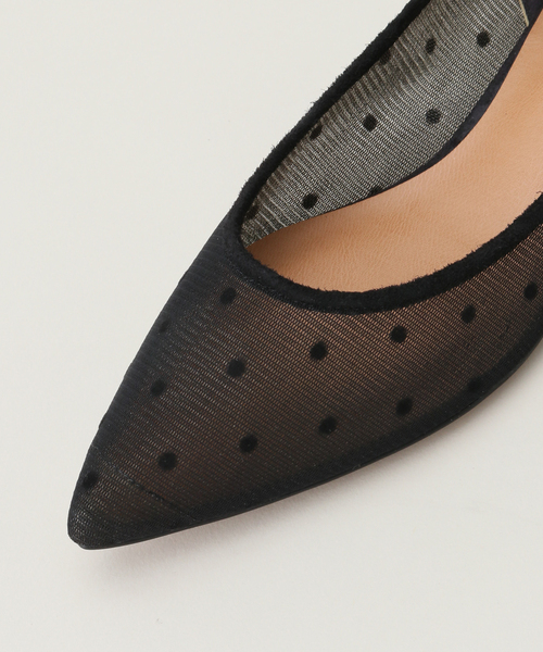 La TOTALITE(ラトータリテ)の「LaTotalite ドットチュールフラット(パンプス・レディース・ブラック系その他・23.5cm/22.5cm/24.5cm)」の8枚目の写真