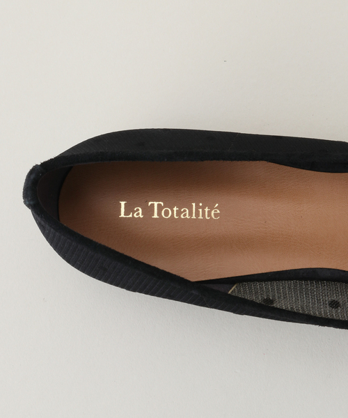 La TOTALITE(ラトータリテ)の「LaTotalite ドットチュールフラット(パンプス・レディース・ブラック系その他・23.5cm/22.5cm/24.5cm)」の9枚目の写真
