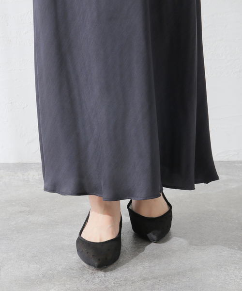 La TOTALITE(ラトータリテ)の「LaTotalite ドットチュールフラット(パンプス・レディース・ブラック系その他・23.5cm/22.5cm/24.5cm)」の11枚目の写真